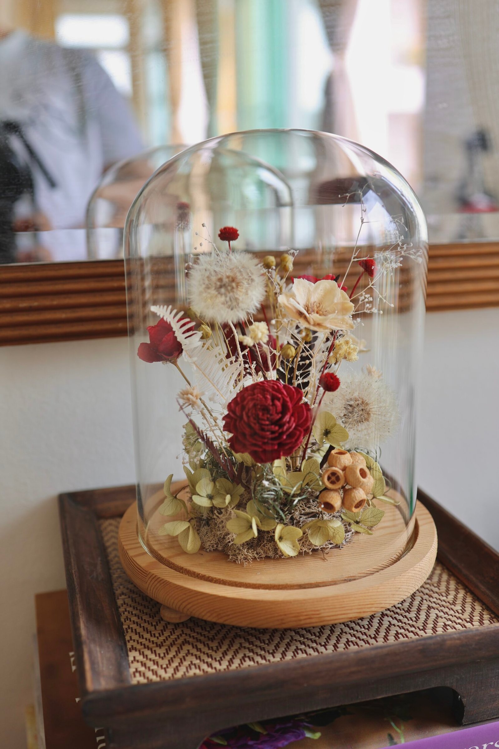 Preserved Blooms in Glass Dome - Image 5
