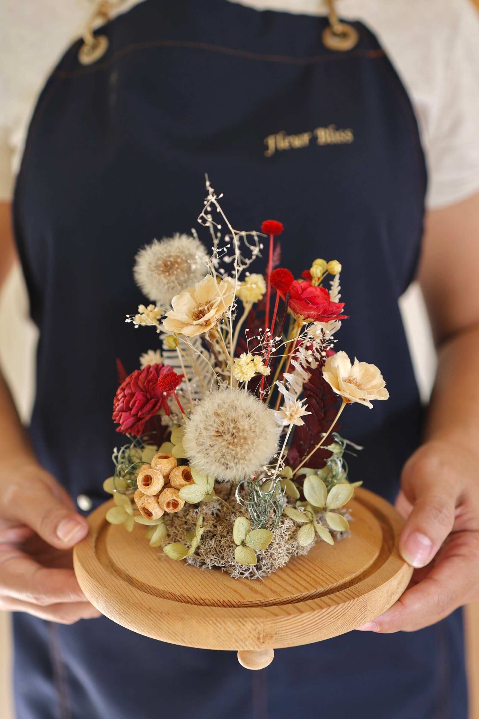 Preserved Blooms in Glass Dome - Image 4