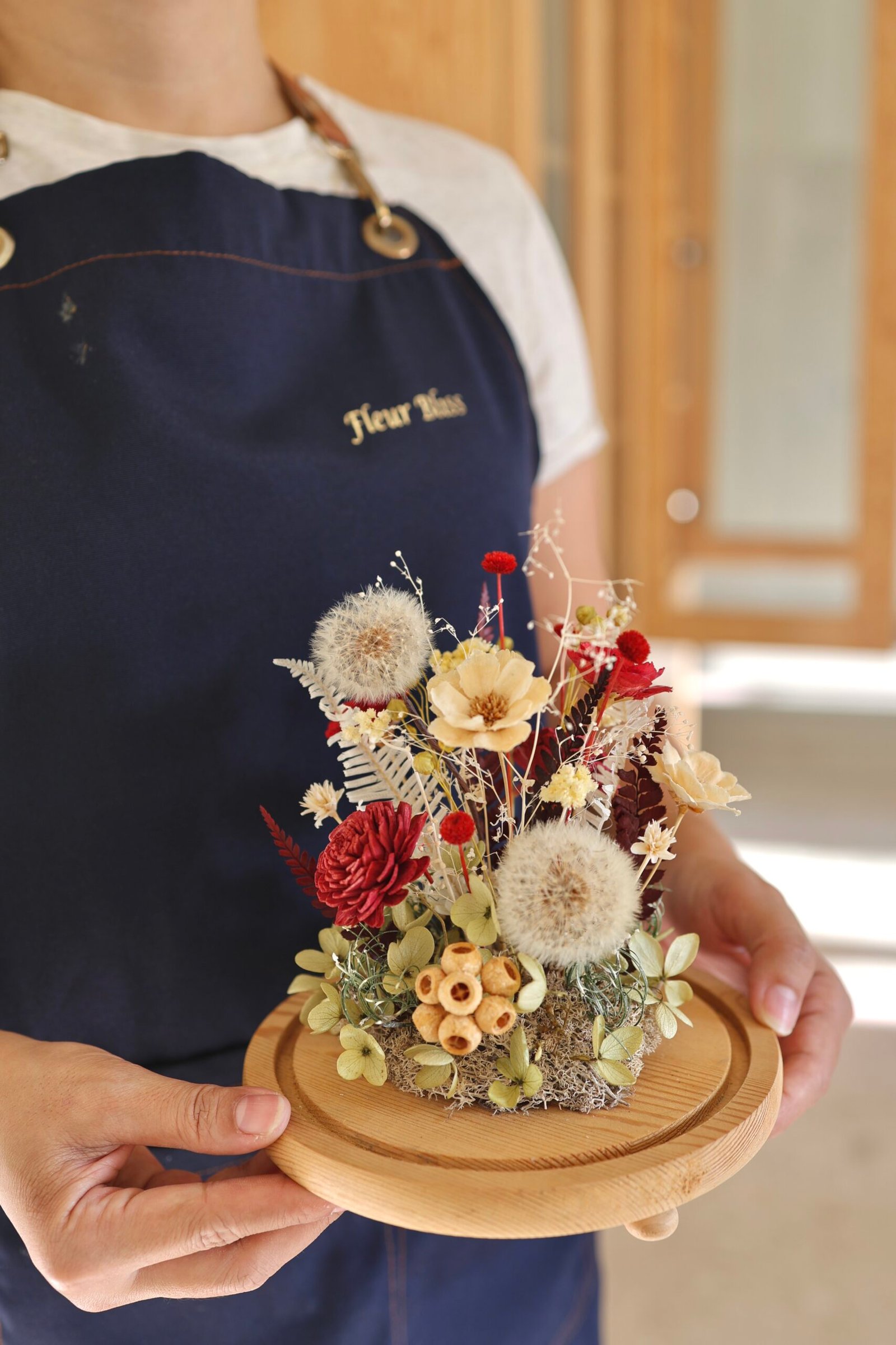 Preserved Blooms in Glass Dome - Image 3