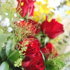 Alternative view of Red Roses Elegance Bouquet