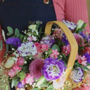 Fleur Bliss Signature Basket – “Blissful Blush”