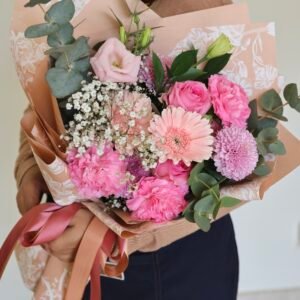 Fleur Bliss Fresh Bouquet – “Blush Gratitude”
