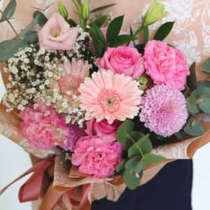 Alternative view of Fleur Bliss Fresh Bouquet – “Blush Gratitude”